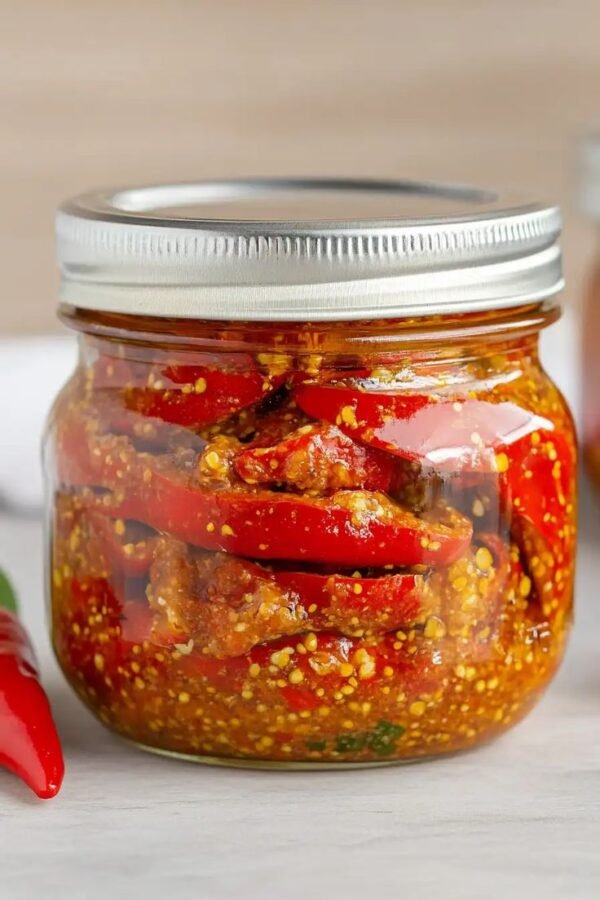 Red Mirch ka Achar (Lal Mirch Pickle)